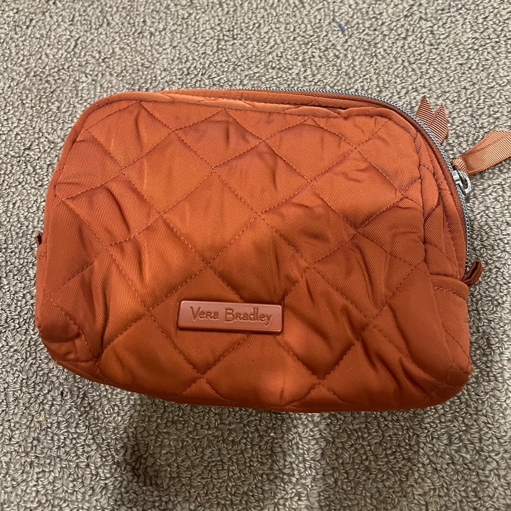 Vera Bradley Medium Cosmetic Bag - Toasted Terracotta